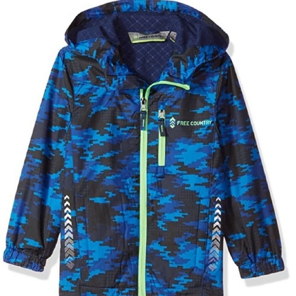 Free Country Boys Windshear Jacket Electric Blue, Size L - Picture 2 of 7